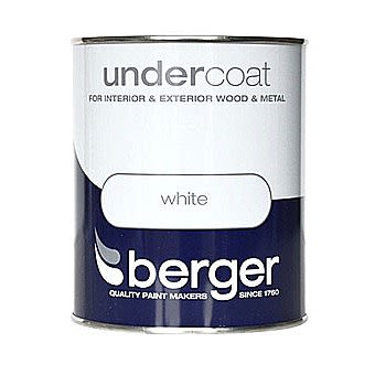 Berger White Interior and Exterior Undercoat White 1.25 Litre