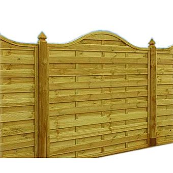 Timber Causeway Fencing Panel 6 x 6 Feet