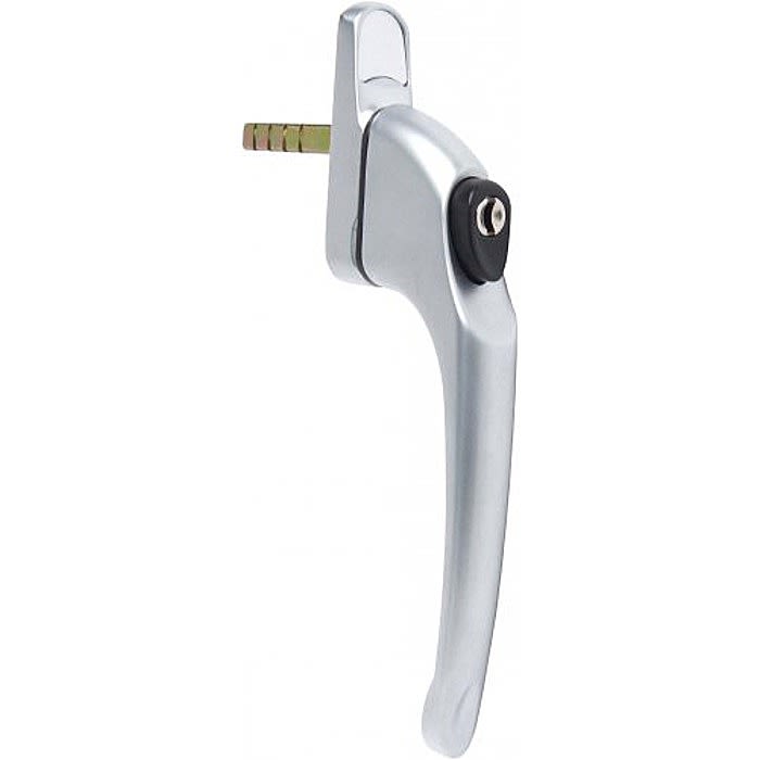 Sterling uPVC Inline Window Handle With Satin Chrome Finish Ray