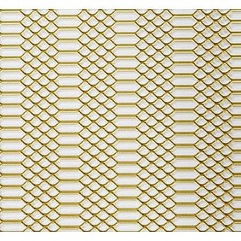 Aluminium Gold Venetian Mesh 500 x 500mm