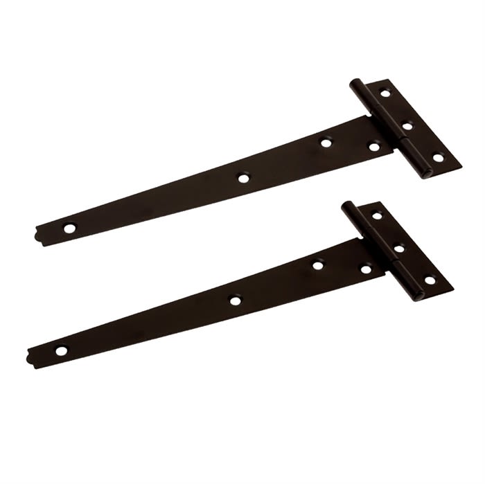 Black Japanned Tee Hinge 150mm / 5" Ray Grahams DIY Store