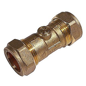 22mm Brass Ball fix Isolating Valve