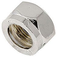 Chrome Plated Compression Nut 15mm
