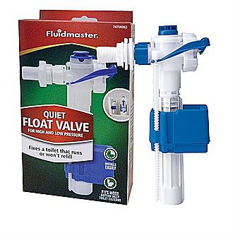 Fluidmaster Side Inlet Replacement Quiet Float Valve 747UK073 For Cistern or Storage Tank