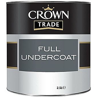 Crown Trade Undercoat Charcoal Dark Grey 1 Litre