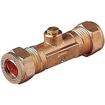 15mm Brass Compression Double Check Valve 