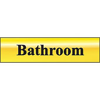 Centurion 6007 Gold Self Adhesive Bathroom Sign 220 x 60mm