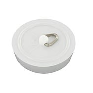 1.75 Inch White Bath Plug