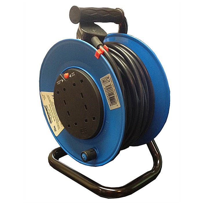 Silverline 25 Metre Extension Cable Reel 240 Volt 13 Amp - Ray Grahams ...