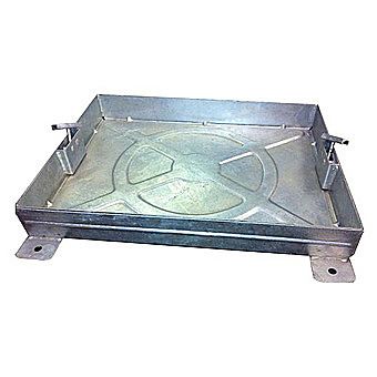 Galvanised Pavior Manhole Cover 600 x 600 x 80mm