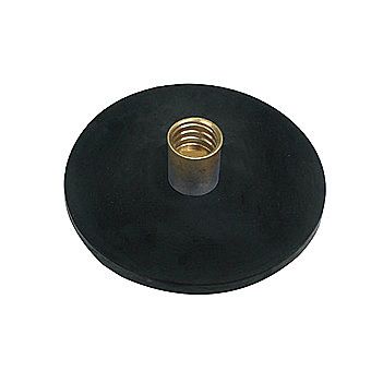 6" Rubber Sewer Plunger with Locking Screw Thread