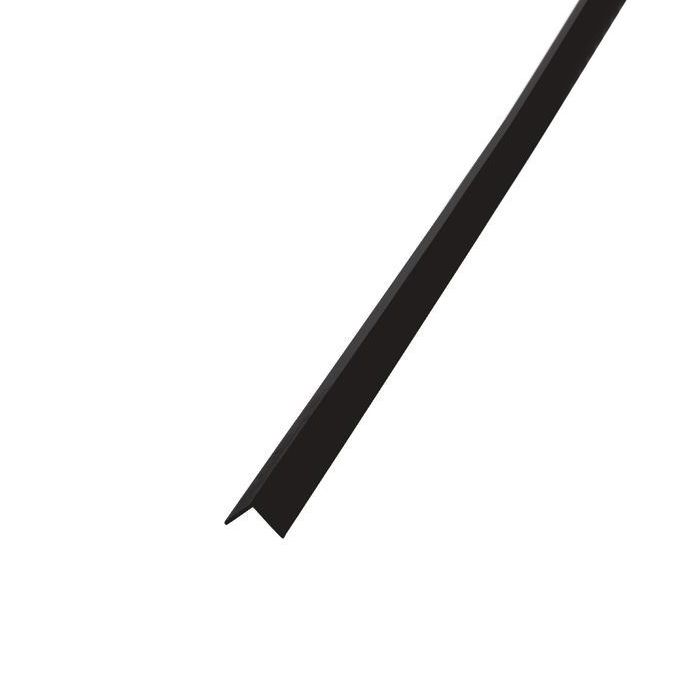 Homelux PVC Angle Trim Black 2.43m x 19mm Ray Grahams DIY Store