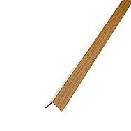 Plastic Oak Corner 20mm x 1m