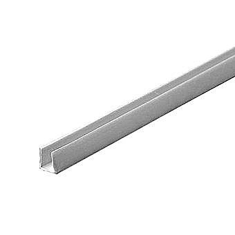 Plastic U Channel 10 x 12mm 2m White
