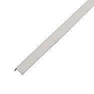1 Metre PVC Unequal Angle Trim White 10 x 20mm