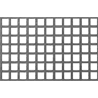 Perforated Steel Square 1000 x 500mm No. 81