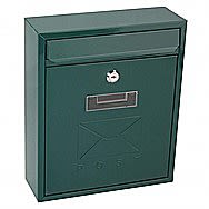 De Vielle Contemporary Post Box in Green