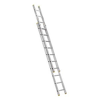 Werner 4.37M Box section Double extension Ladder