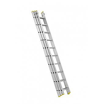 Abru Triple Extension Box Section Ladder 8.52m