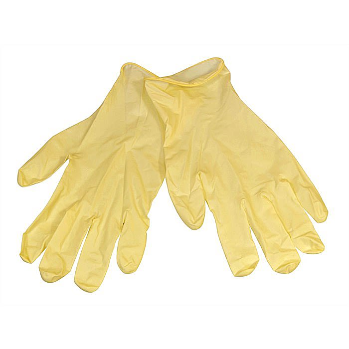 Scan Medium Premium Latex Gloves Pack of 100 Ray Grahams DIY Store