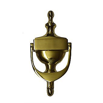 Centurion VB41P 6" Victorian Urn Door Knocker Polished Brass