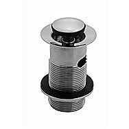 Fresssh Small Push Button Plug 1 1/4 Inch Slotted Basin Waste