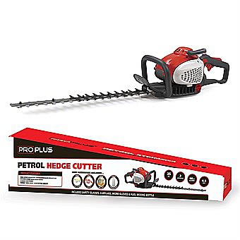 Proplus 60cm Petrol Hedge Trimmer 25cc 2 Stroke Full Crank Engine