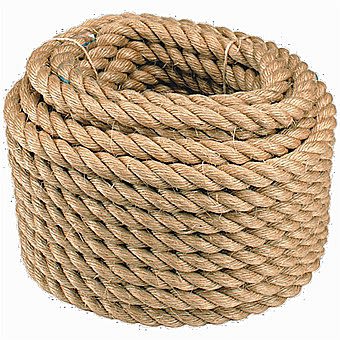 Manilla Natural Decking Edging Rope 28mm Per Metre