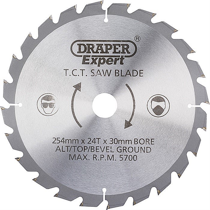 Draper 38153 Expert TCT 24 Tooth Saw Blade 254 x 30mm Ray Grahams DIY