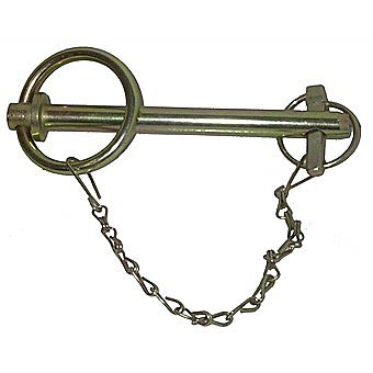 6 Inch Towing Pin with 1 1/8 Inch Linch Pin & Chain