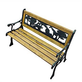 Noahs Ark Childrens Garden Bench MC174 Kids Bench
