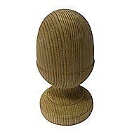 Acorn Finial Wooden Fence Post Caps