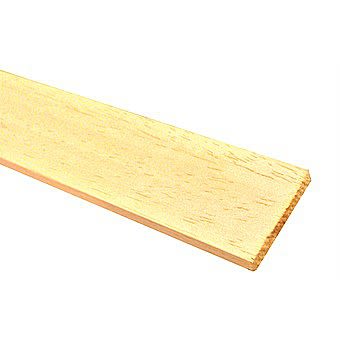 Burbidge Light Hardwood Standard Stripwood 25 x 5 x 2400mm