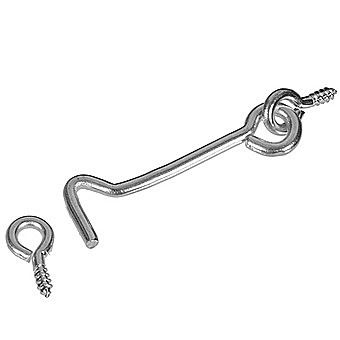 Centurion HE262P 100mm Zinc Plated Gate Hook & Eyes Pack of 2