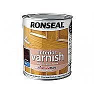 Ronseal Quick Drying Interior Varnish - Walnut Satin 250ml