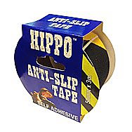 Hippo Anti Slip Safety Tread Tape Black & Yellow 5m