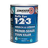 Zinsser Bulls Eye 1-2-3 Primer-Sealer Stain Killer White