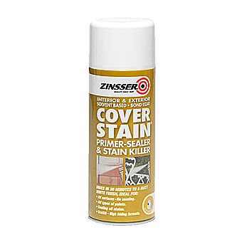 Zinsser Cover Stain Primer-Sealer Stain Killer White Aerosol 400ml