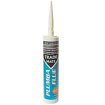 Dow Corning Plumba Flue High Temperature Silicone Sealant - Red