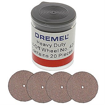 Dremel 420 Heavy Duty Cut Off Discs Pack of 20 - 2615042032