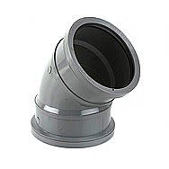 Soil Pipe Double Socket Bend Grey 110mm 135º