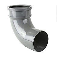 Soil Pipe Single Socket Bend Grey 110mm 92.5º