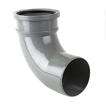 Soil Pipe Single Socket Bend Grey 110mm 92.5º