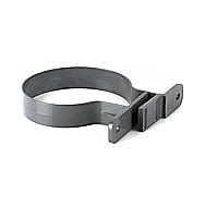 Soil Pipe Double Fixing Pipe Bracket Grey 110mm