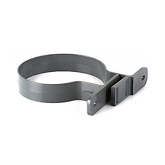 Soil Pipe Double Fixing Pipe Bracket Grey 110mm