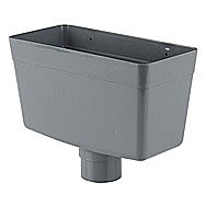 Round Downpipe Rainwater Head 68mm