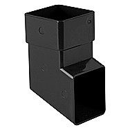 Square Downpipe Shoe 65mm 112.5º