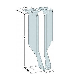 Simpson JHM 225/38 Masonry Supported Joist Hanger