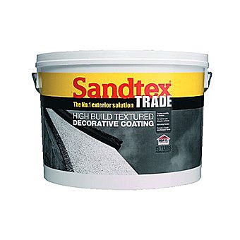 Sandtex High Build Ivory Textured 15 Year Decorative Paint 15kg