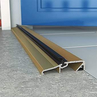 Exitex Slimline Threshold Weatherbar 914mm Gold